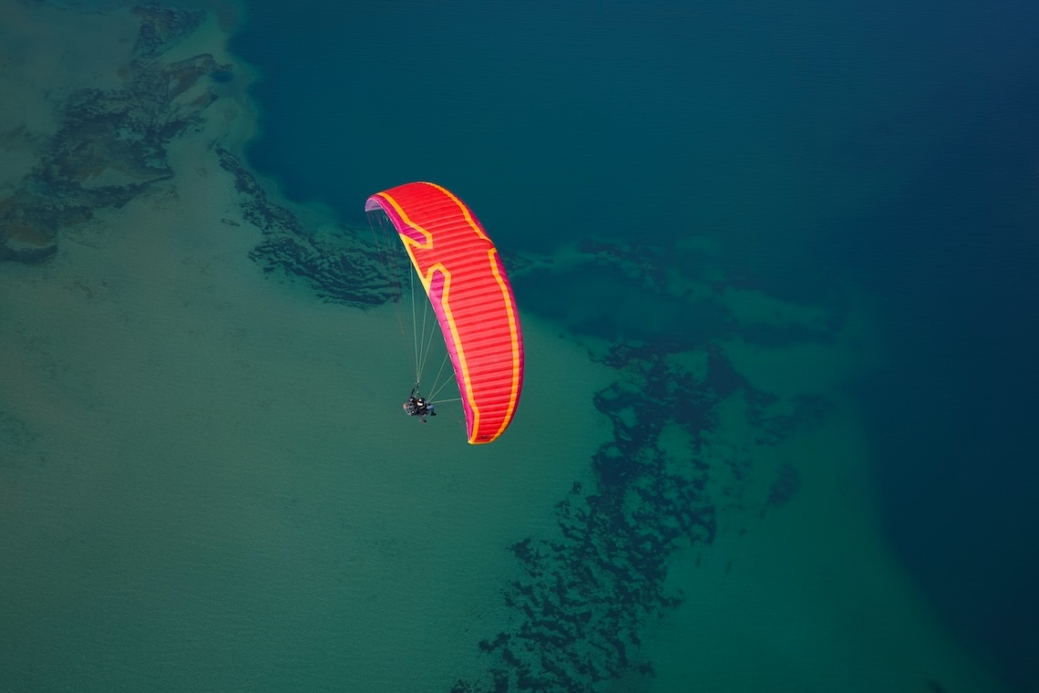 force is a tandem paraglider wing from levelwings